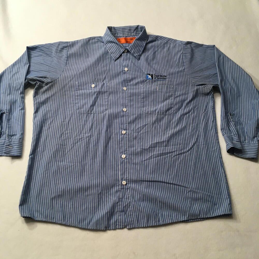 Technology Genuine Clothes Men's XL Embroidered Mechanic stripes Shirt